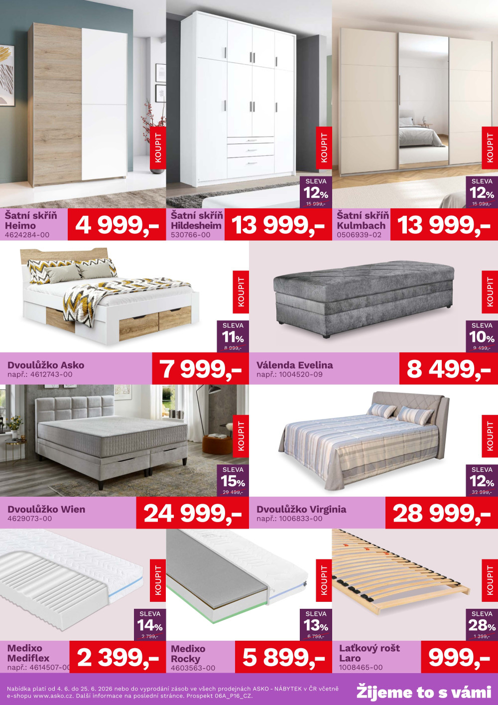 Leták ASKO nábytek leták - Akční nabídka - strana 3