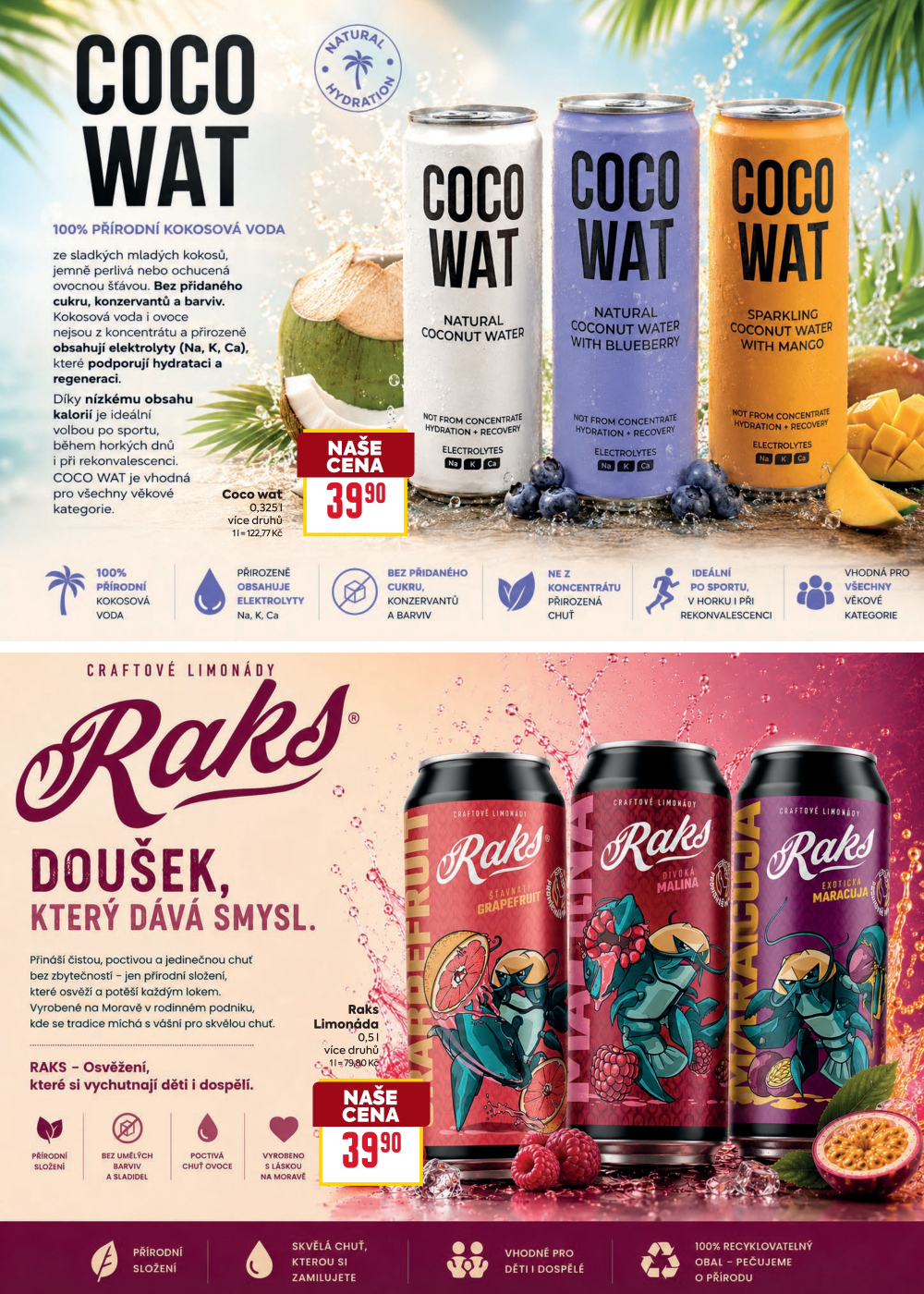 Leták BILLA leták - Léto plné osvěžujících drinků - strana 3