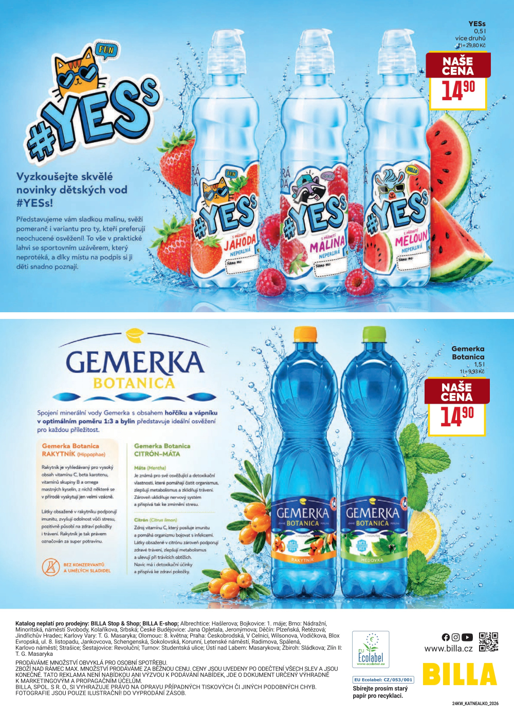 Leták BILLA leták - Léto plné osvěžujících drinků - strana 6