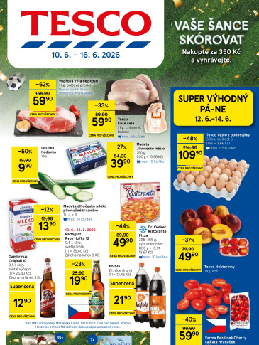 Tesco hypermarket leták