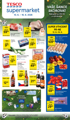 Tesco supermarket leták