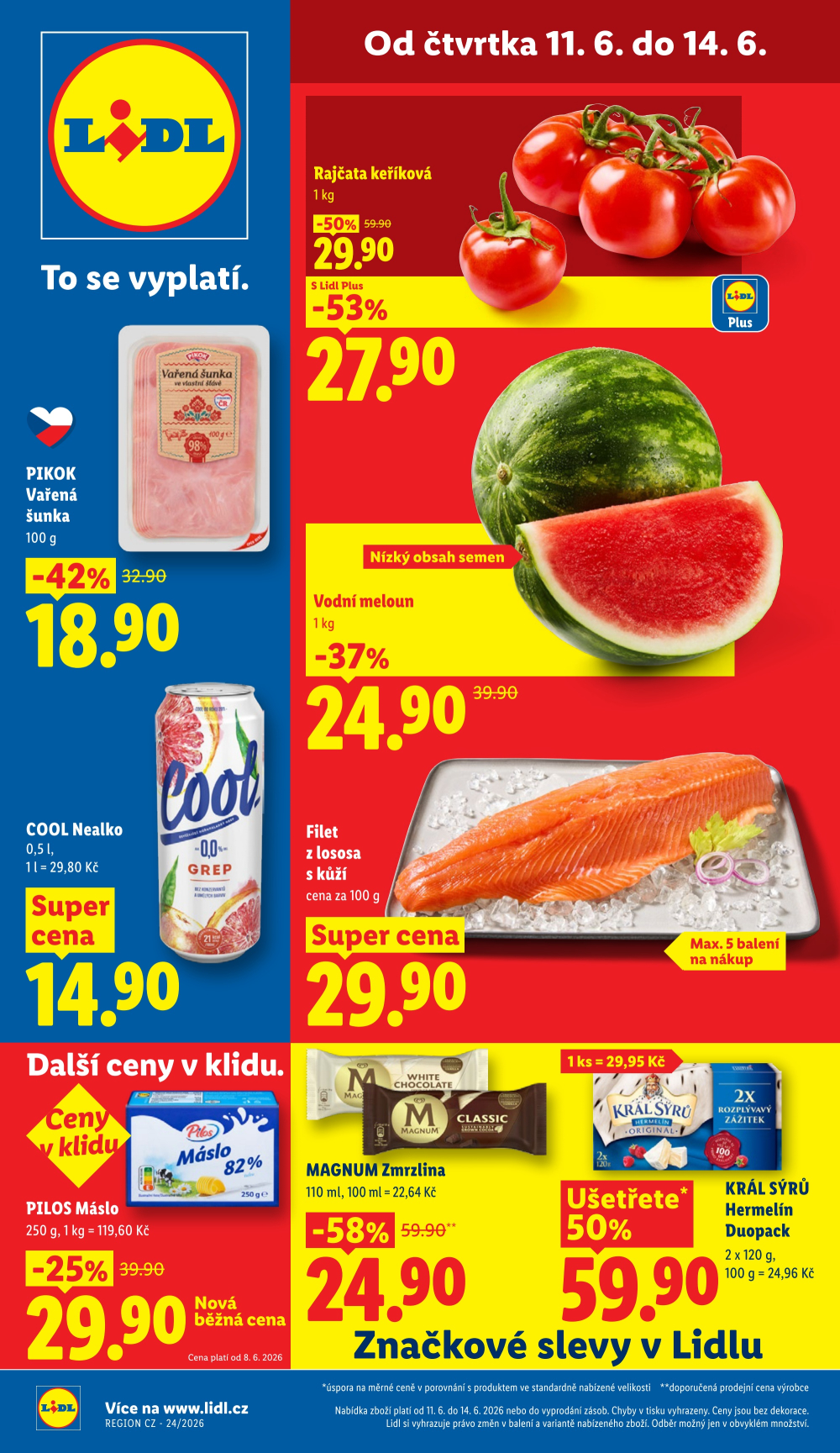 Leták Lidl leták od čtvrtka - strana 1