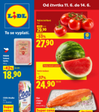 Akční leták Lidl  od čtvrtka