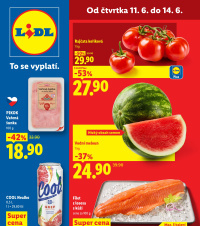 Akční leták Lidl  od čtvrtka