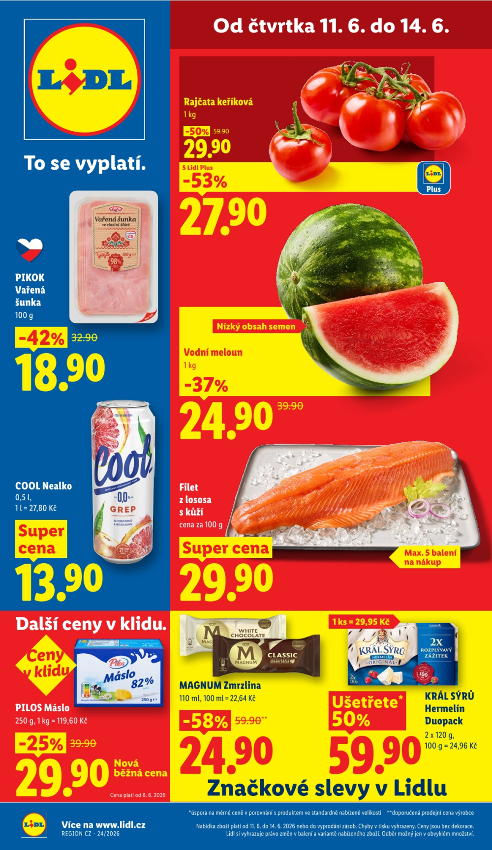 Leták Lidl leták od čtvrtka - strana 1