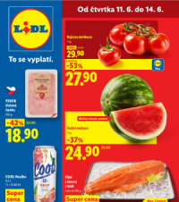 Akční leták Lidl  od čtvrtka