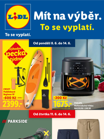 Lidl leták - Nabídka spotřebního zboží