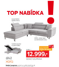 Akční leták XXXLutz  - TOP nabídka Sedací souprava Xora