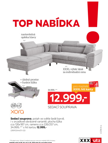 XXXLutz leták - TOP nabídka Sedací souprava Xora