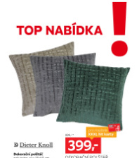 Akční leták XXXLutz  - TOP nabídka Dieter Knoll dekorační polštář
