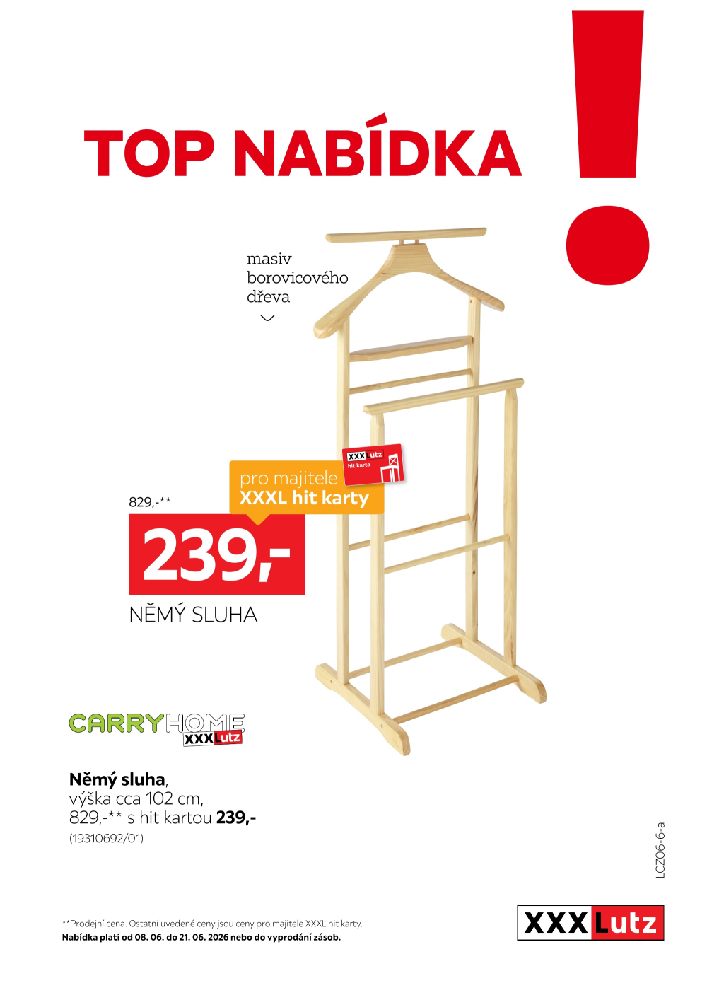 Leták XXXLutz leták - TOP nabídka Němý sluha - strana 1