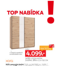 Akční leták XXXLutz  - TOP nabídka Xora skříň