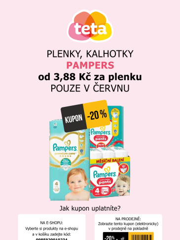 Teta drogerie - Pampers