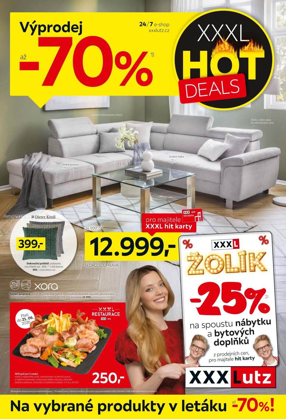 Leták XXXLutz leták - Hot Deals - strana 1
