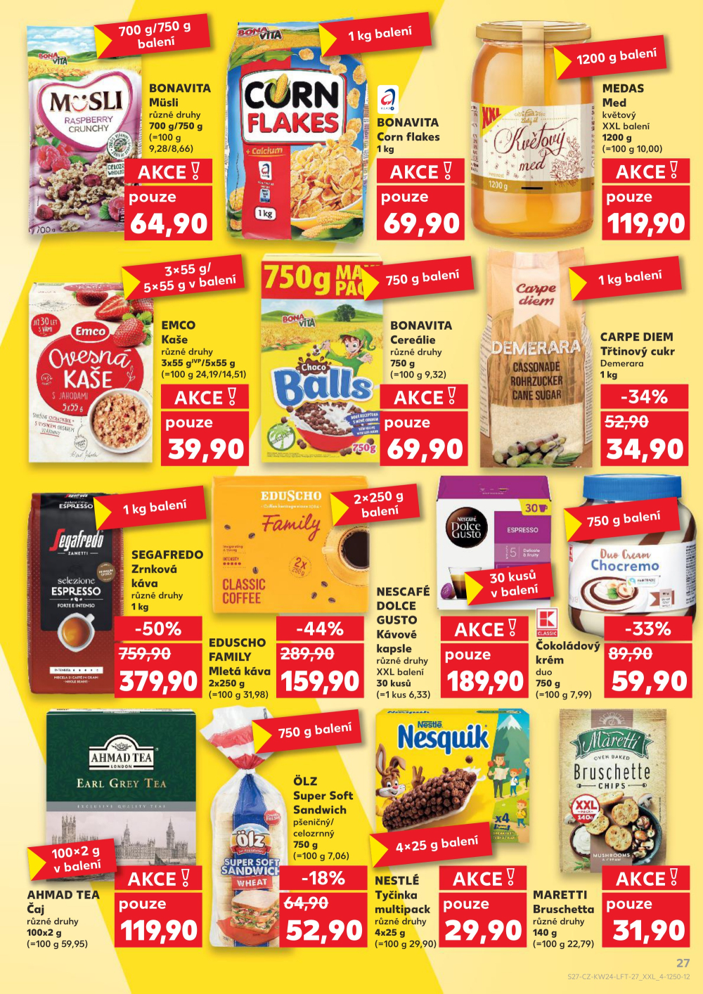 Leták Kaufland leták Ostrava - Mariánské Hory - strana 27