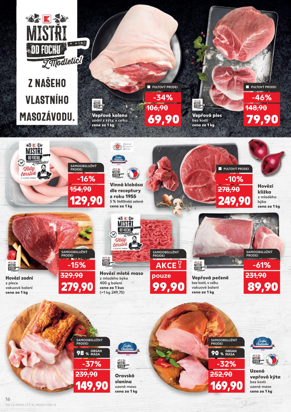 Leták Kaufland leták Mladá Boleslav - strana 16