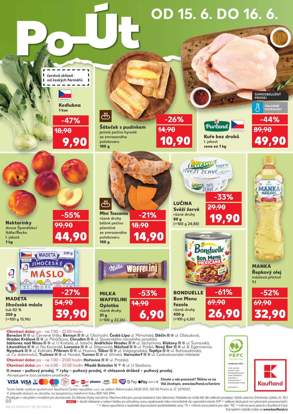 Leták Kaufland leták Mladá Boleslav - strana 50