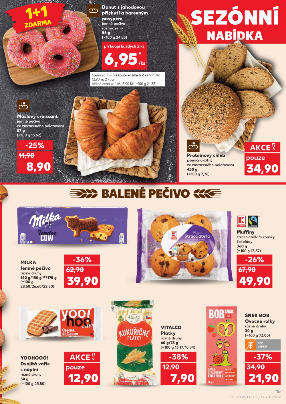 Leták Kaufland leták Praha 6 - Podbaba - strana 15