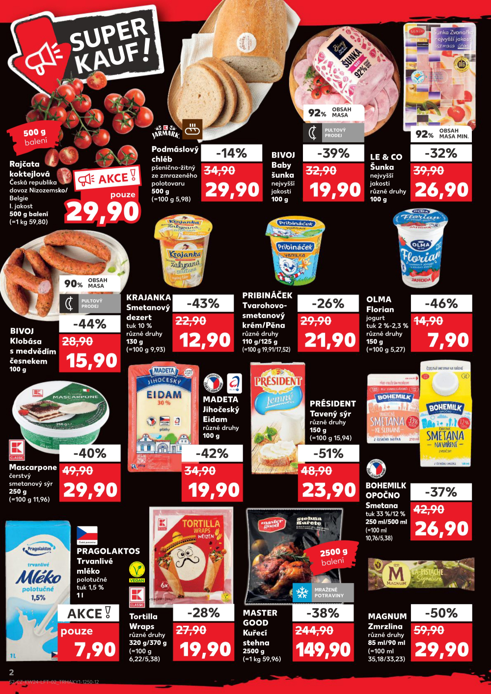 Leták Kaufland leták Ústí nad Labem, Okružní - strana 2