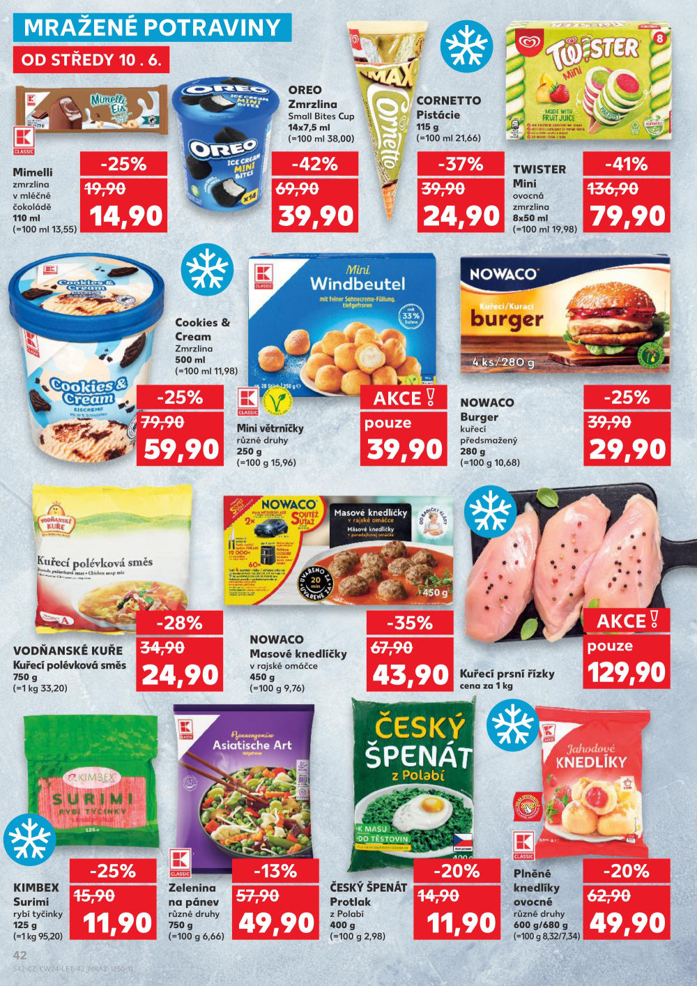 Leták Kaufland leták Praha 3 - Jarov - strana 42