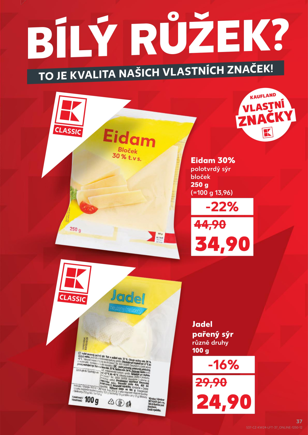 Leták Kaufland leták Prostějov, Okružní ulice - strana 37