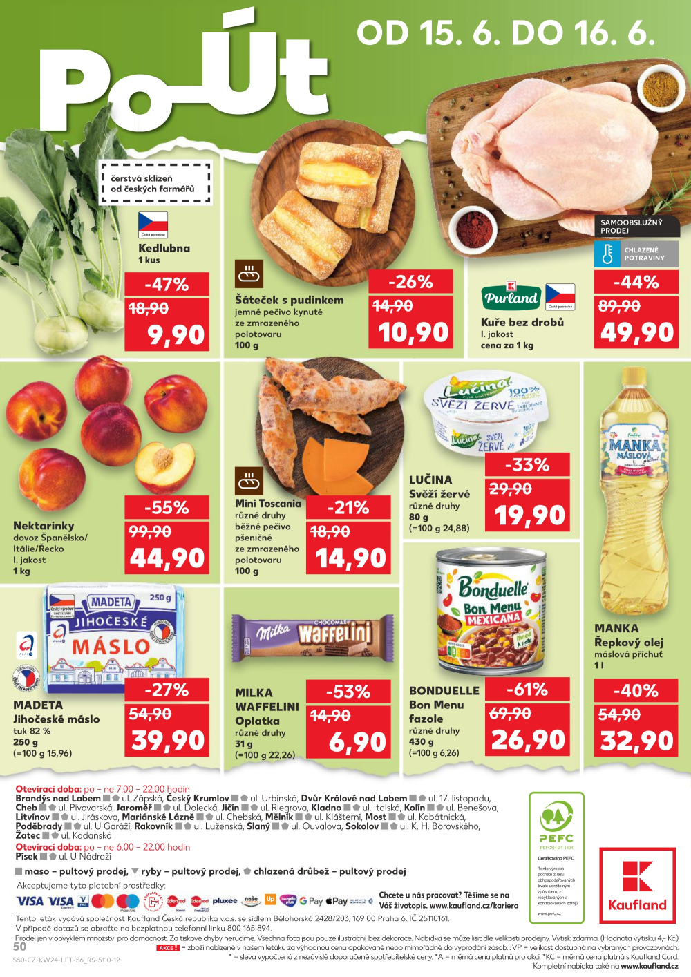 Leták Kaufland leták Slaný - strana 50