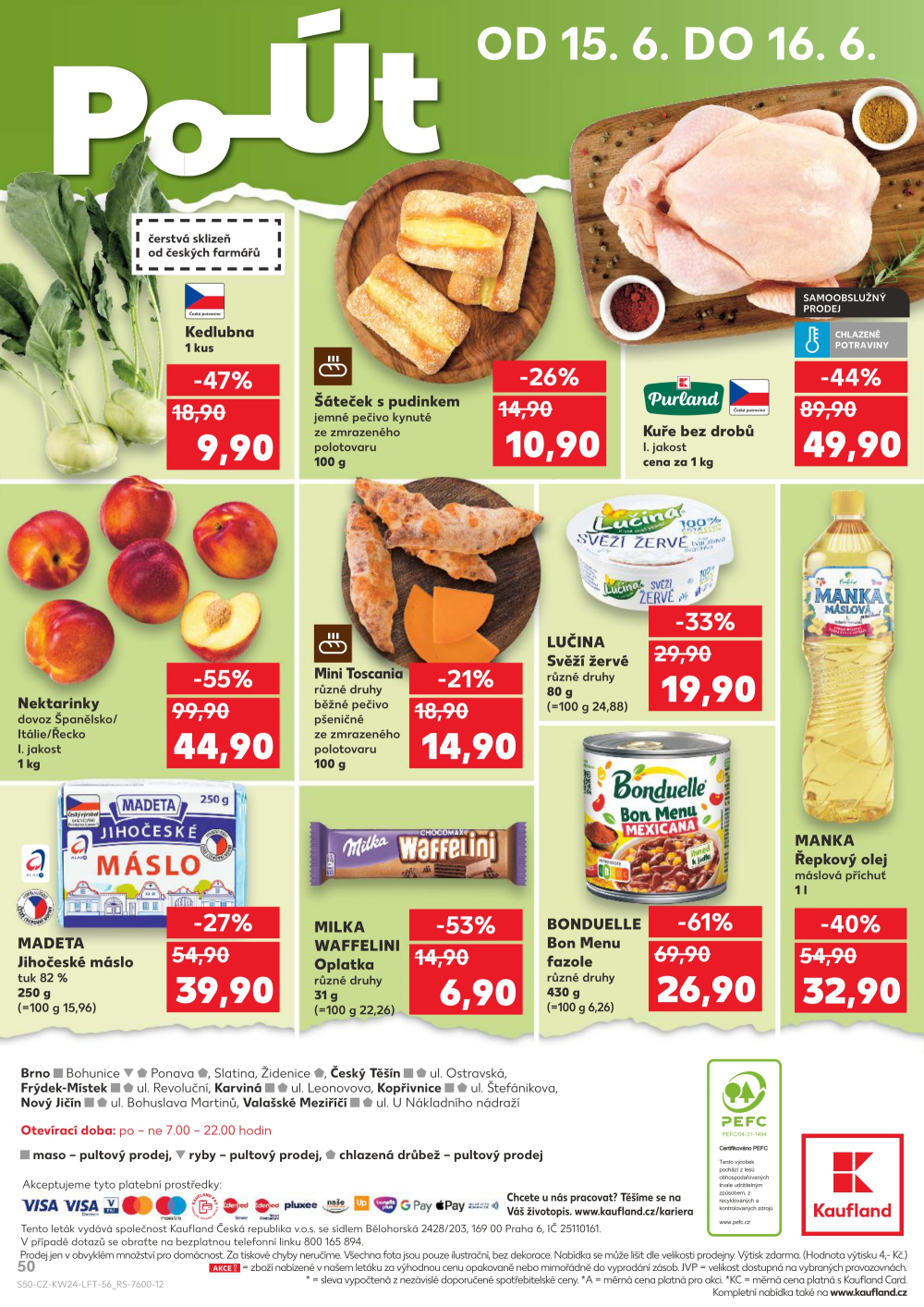Leták Kaufland leták Brno - Ponava - strana 50