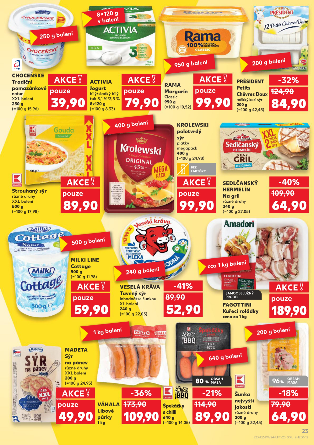 Leták Kaufland leták Praha 4 - Michle - strana 23
