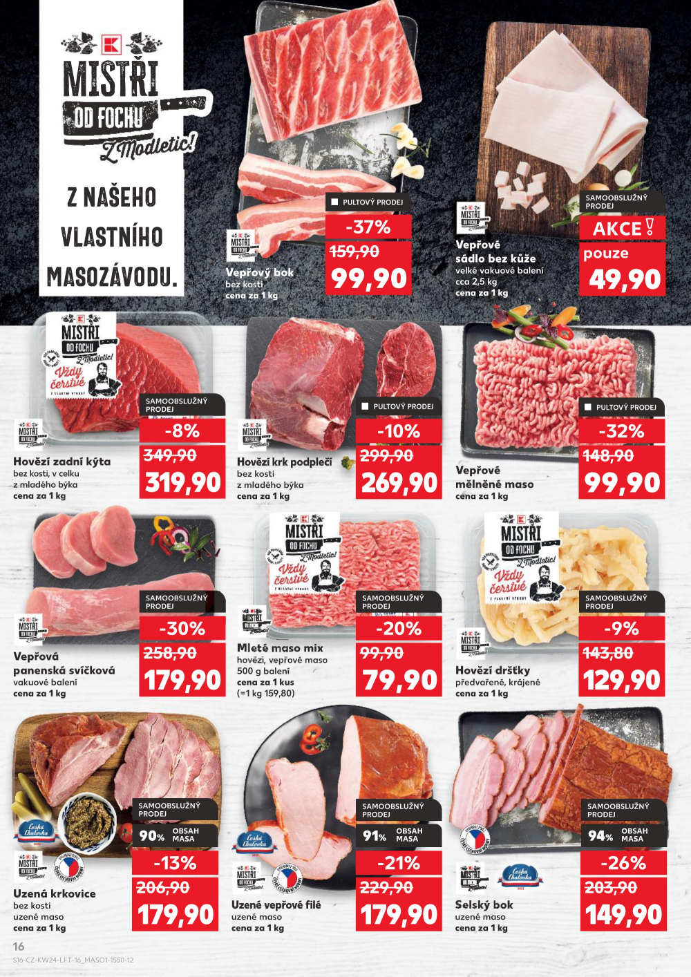 Leták Kaufland leták Praha 8 - Libeň - strana 16