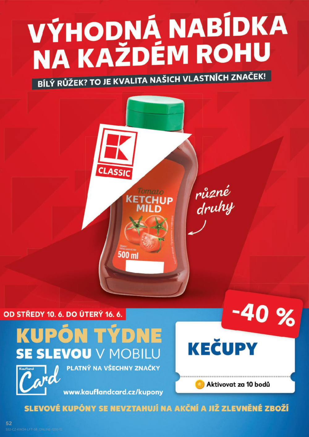 Leták Kaufland leták Praha 8 - Libeň - strana 52
