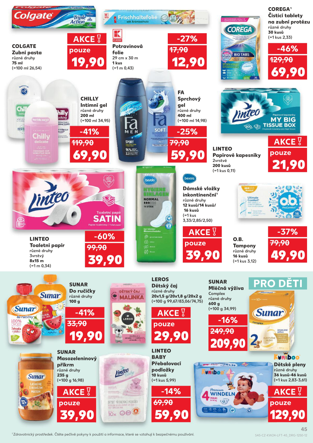 Leták Kaufland leták Brno - Bohunice - strana 45