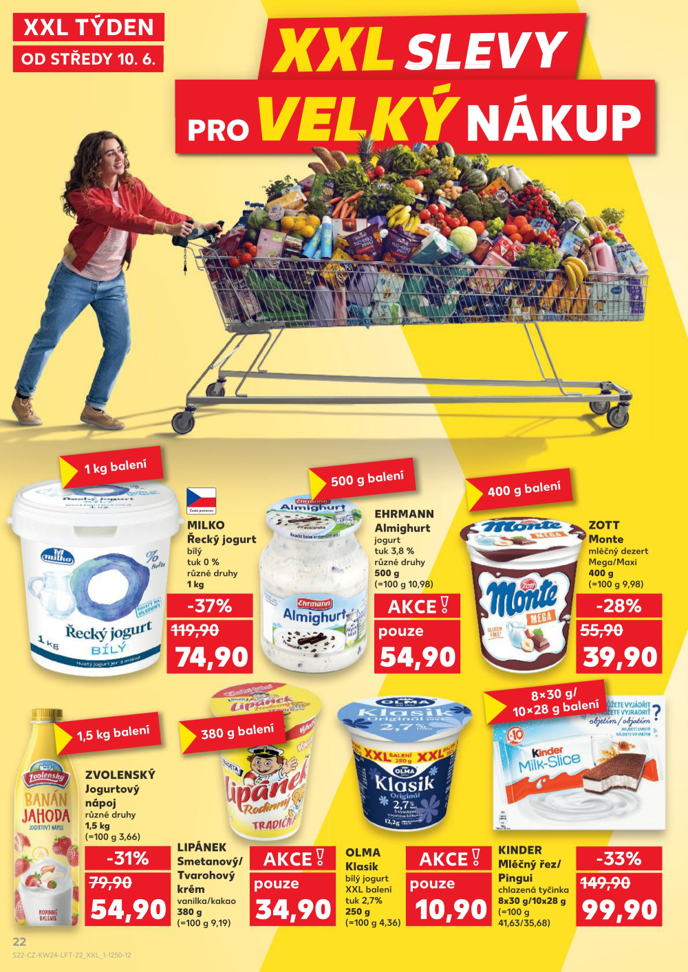 Leták Kaufland leták Chomutov - Centrum - strana 22