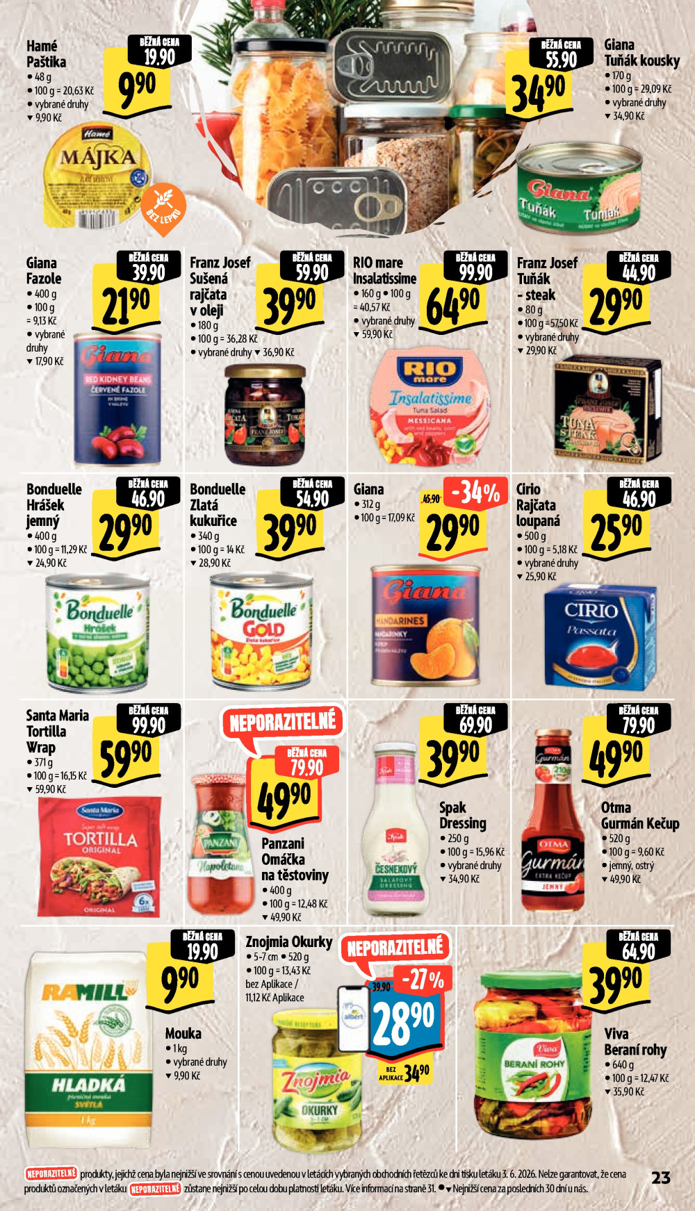 Leták Albert Hypermarket leták - strana 33