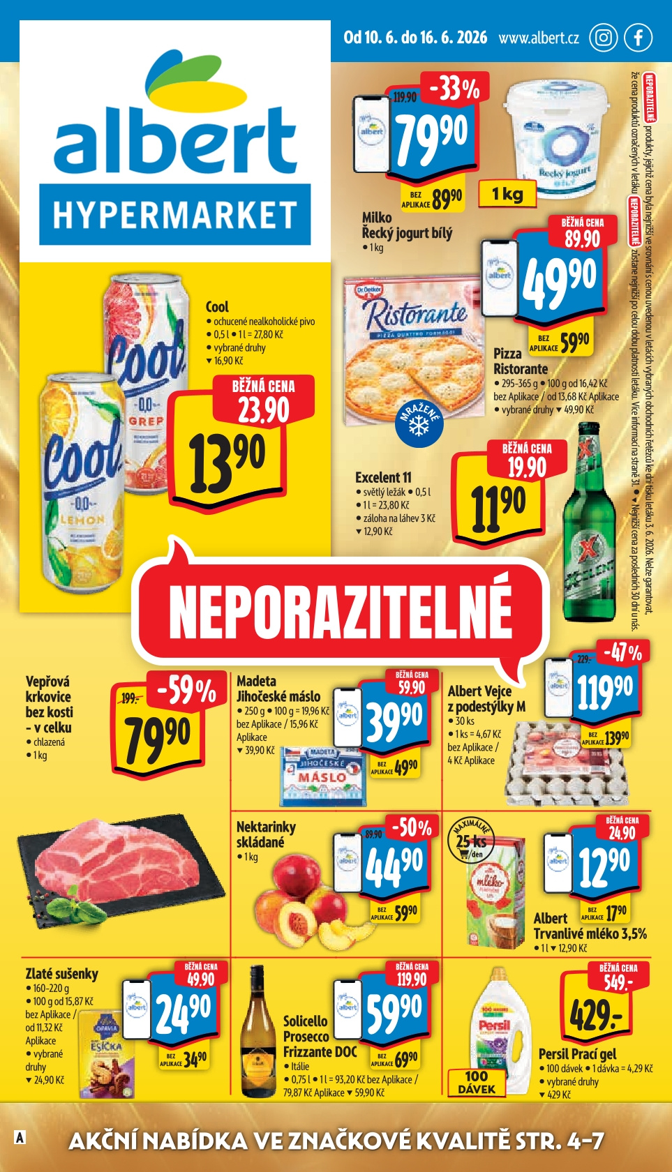 Leták Albert Hypermarket leták - strana 1