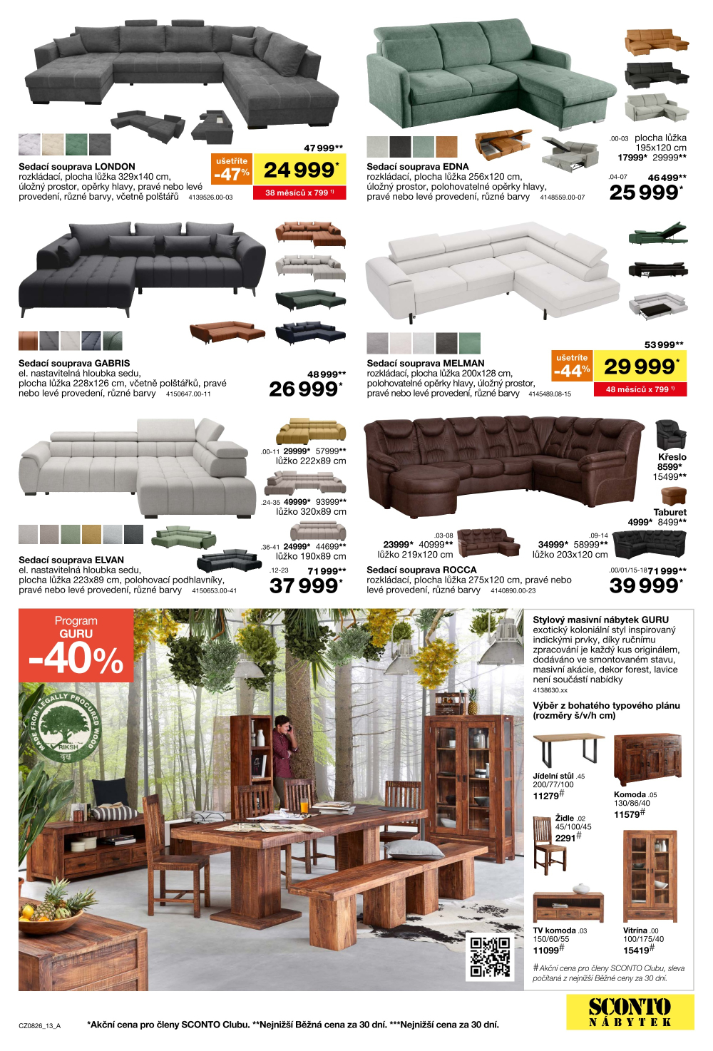 Leták SCONTO Nábytek leták - strana 13