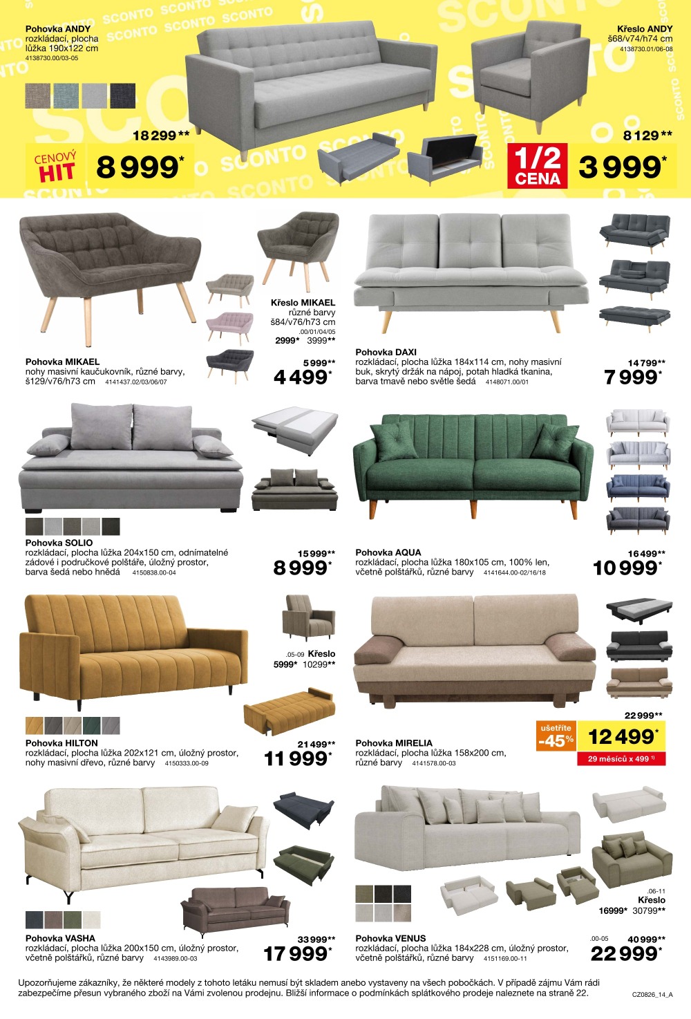 Leták SCONTO Nábytek leták - strana 14