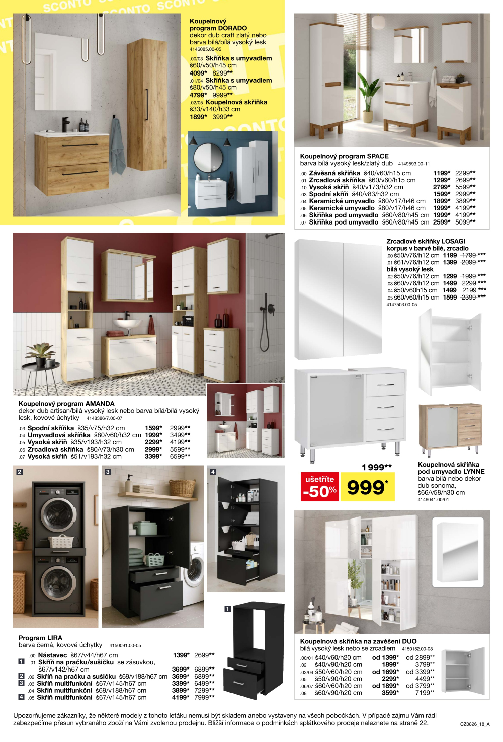 Leták SCONTO Nábytek leták - strana 18