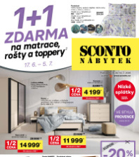 SCONTO Nábytek letáky