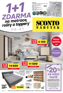 SCONTO Nábytek leták