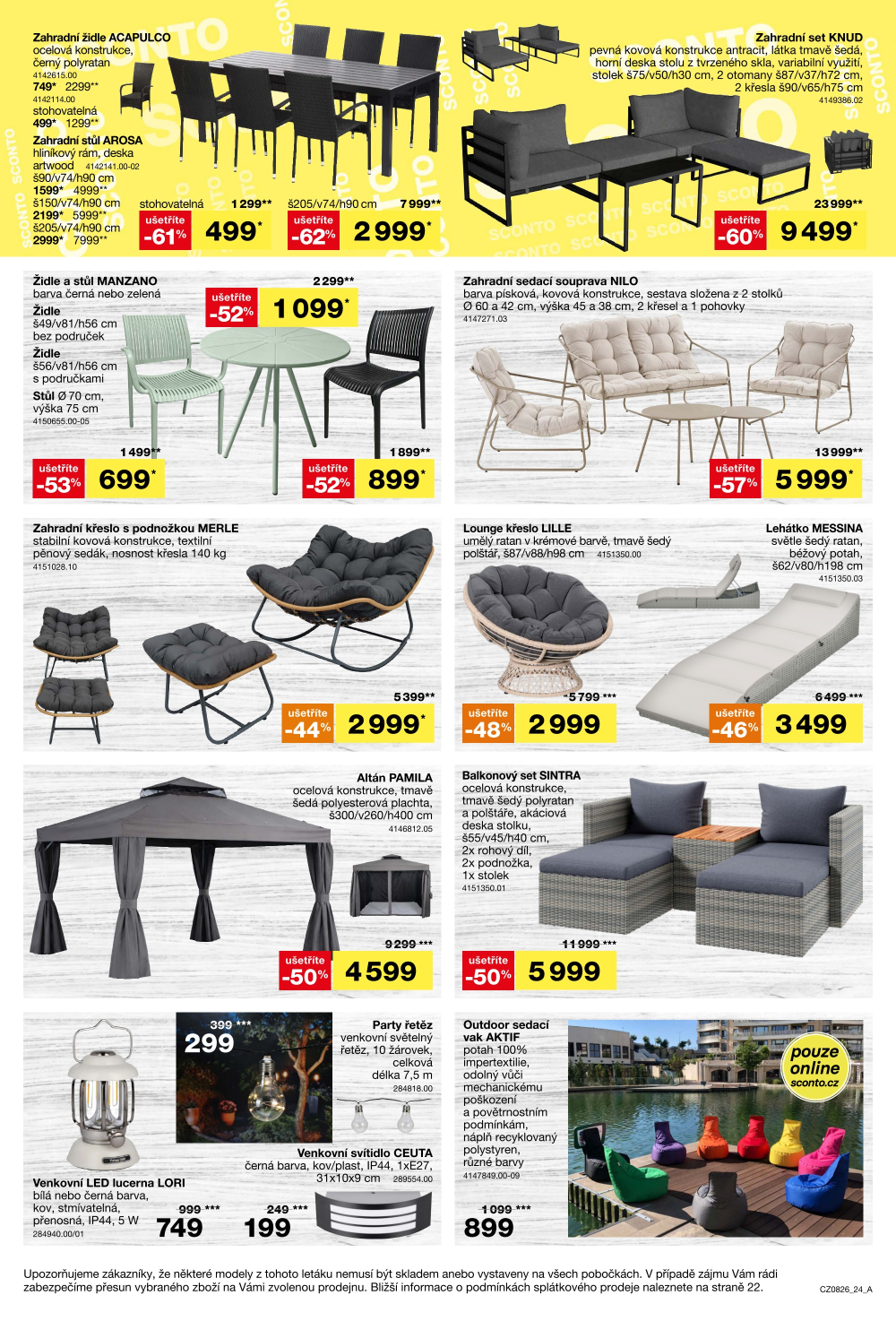 Leták SCONTO Nábytek leták - strana 24