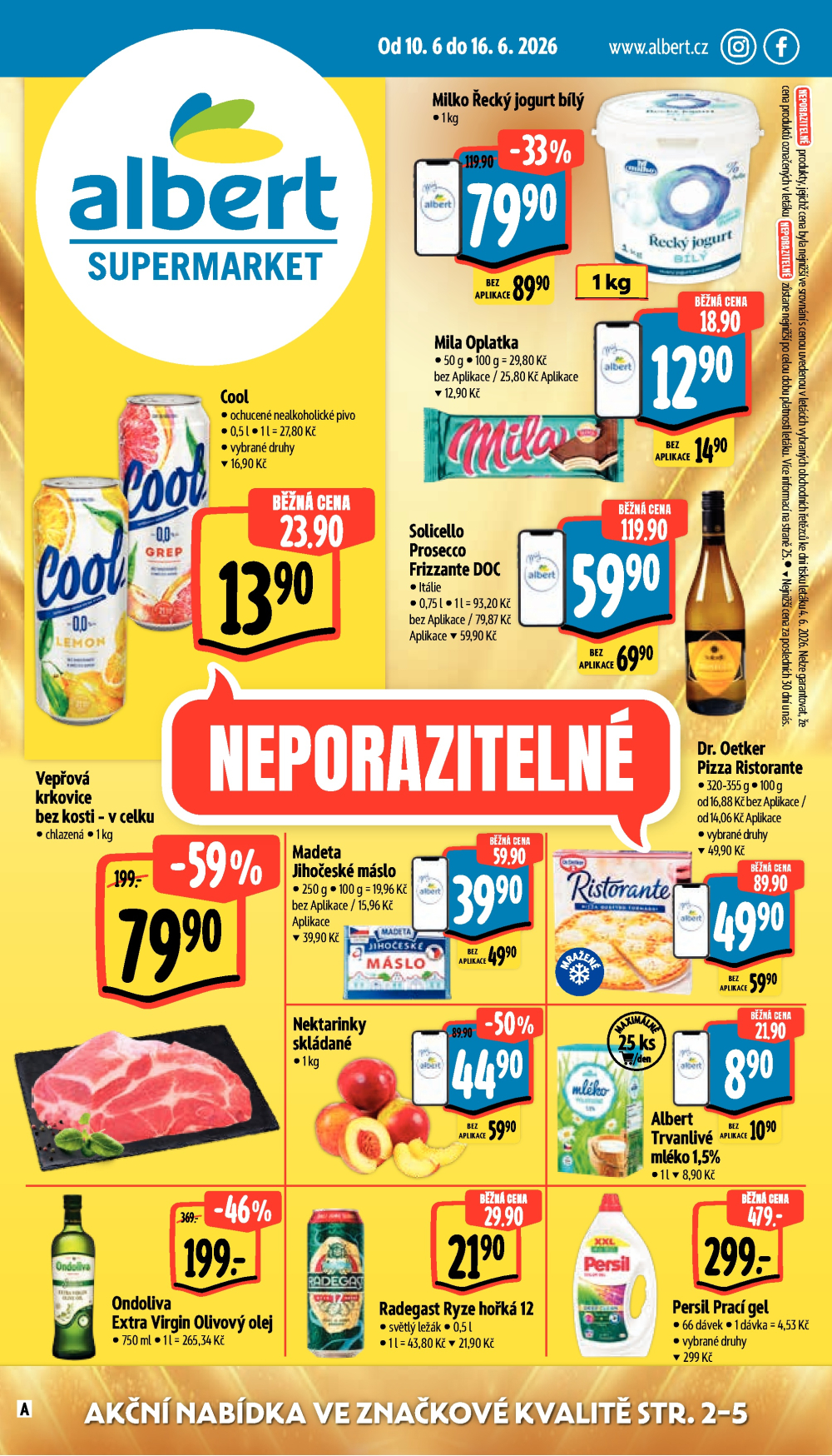 Leták Albert Supermarket leták - strana 1