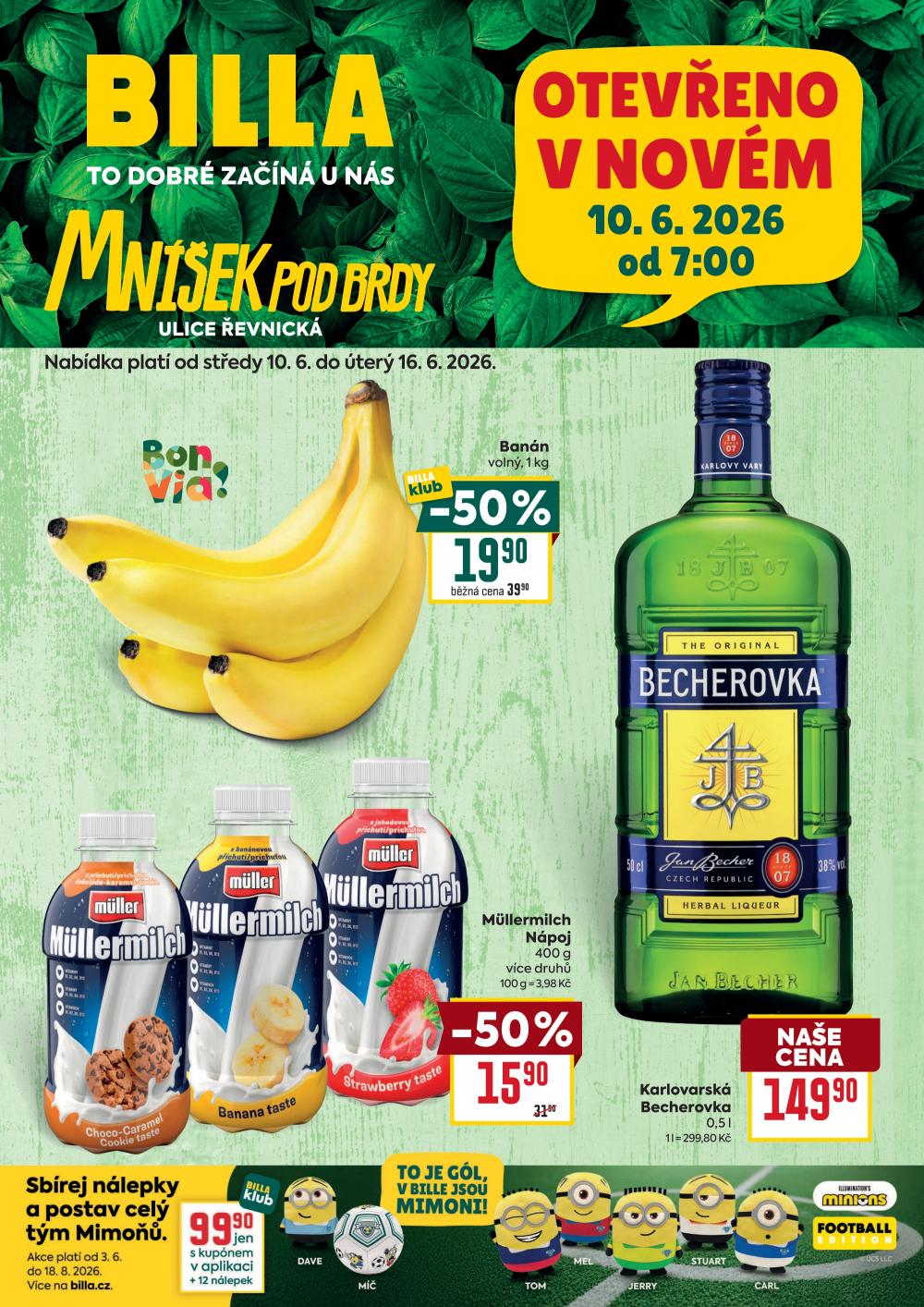 Leták BILLA leták - Mníšek pod Brdy - strana 1