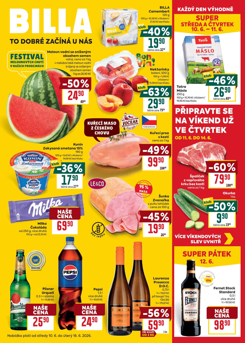 Leták BILLA malý leták - strana 1