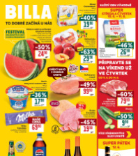 Akční leták BILLA malý 