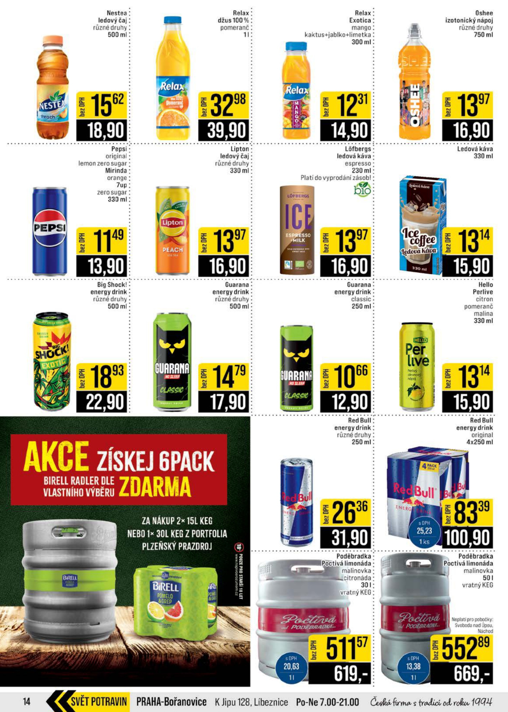 Leták JIP leták CC Cash & Carry - České Budějovice, Most, Náchod, Svoboda nad Úpou, Sušice - strana 14