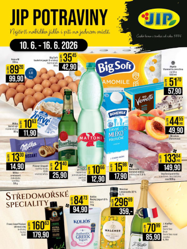 JIP leták CC Cash & Carry - České Budějovice, Most, Náchod, Svoboda nad Úpou, Sušice