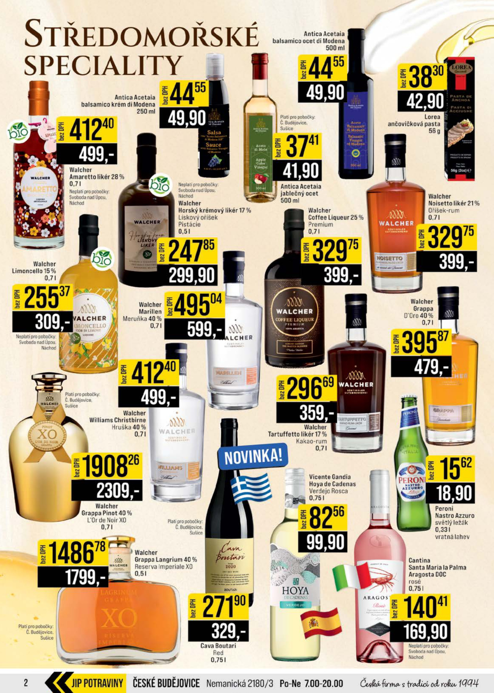 Leták JIP leták CC Cash & Carry - České Budějovice, Most, Náchod, Svoboda nad Úpou, Sušice - strana 2