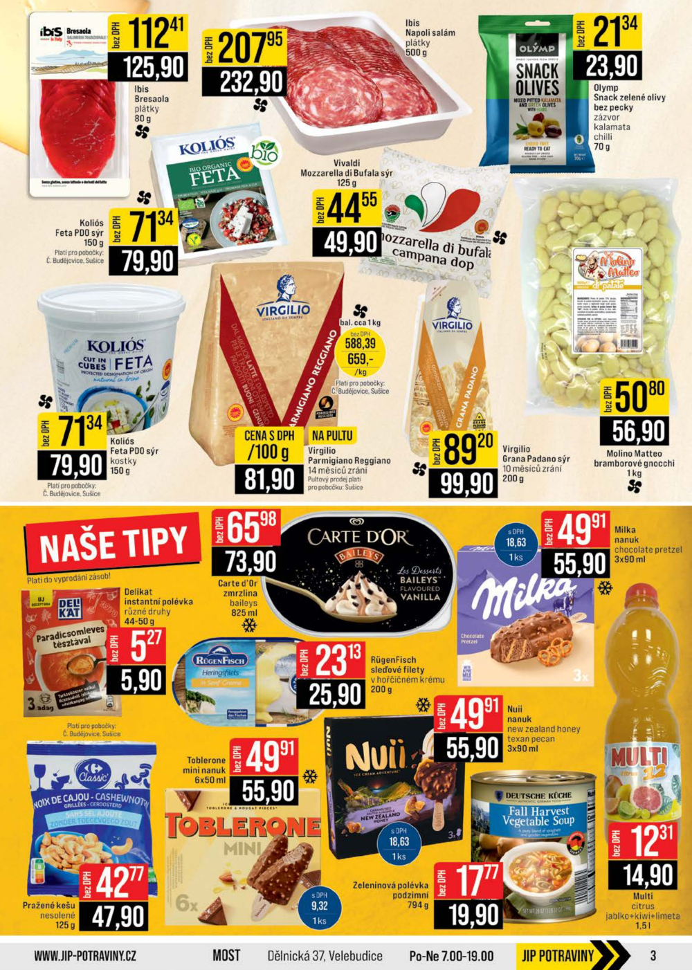 Leták JIP leták CC Cash & Carry - České Budějovice, Most, Náchod, Svoboda nad Úpou, Sušice - strana 3
