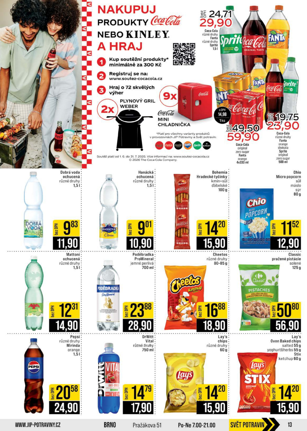 Leták JIP leták CC Cash & Carry - Brno, Ostrava, Praha, Polička, Olomouc, Karlovy Vary, Zlín, Jilemnice, Pardubice - strana 13