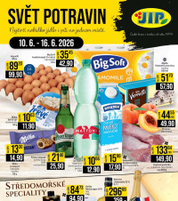 Akční leták JIP  CC Cash & Carry - Brno, Ostrava, Praha, Polička, Olomouc, Karlovy Vary, Zlín, Jilemnice, Pardubice